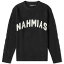 ʥߥ  ˥å&  Nahmias Logo Intarsia Crew Knit Black