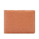 _C Y z ANZT[ Dime Haha Leather Wallet Brown