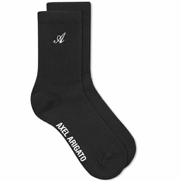 ANZAKg Y C A_[EFA Axel Arigato Signature Sock Black