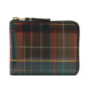 RfM\ Y z ANZT[ Comme des Garons Wallet SA7100LT Lenticular Tartan Wallet Green