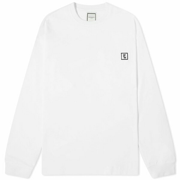 ウーヨンミ メンズ Tシャツ トップス Wooyoungmi Long Sleeve Back Logo T-Shirt White