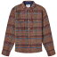 ɡ  㥱åȡ֥륾  Corridor Corded Plaid Shirt Jacket Brown