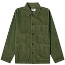 jo[T[NX Y WPbgu] AE^[ Universal Works Wale Corduroy Field Jacket Green