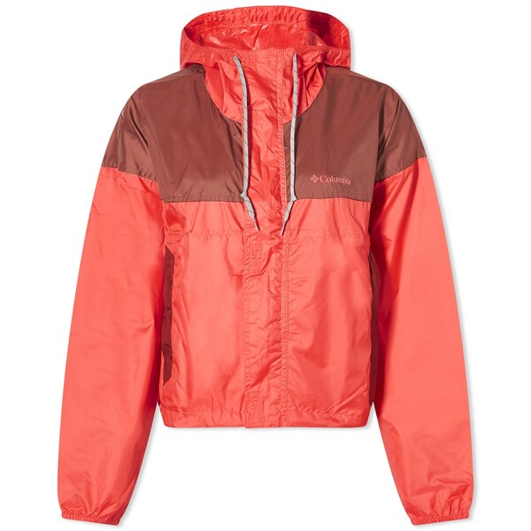 コロンビア ウィンドブレーカー レディース コロンビア レディース ジャケット＆ブルゾン アウター Columbia Flash Challenger Cropped Windbreaker Red