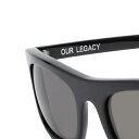 アワーレガシー メンズ サングラス・アイウェア アクセサリー Our Legacy Shelter Sunglasses Black 3