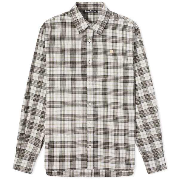 アクネ ストゥディオズ メンズ シャツ トップス Acne Studios Sarlie Dry Flannel Check Shirt Multi