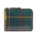 RfM\ Y z ANZT[ Comme des Garons Wallet SA7100LT Lenticular Tartan Wallet Green