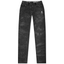 ジョン エリオット メンズ デニムパンツ ボトムス John Elliott x MASTERMIND JAPAN Digital Printed Cast 2 Jean Black