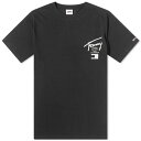 g~[qtBK[ Y TVc gbvX Tommy Jeans Classic Spray T-Shirt Black