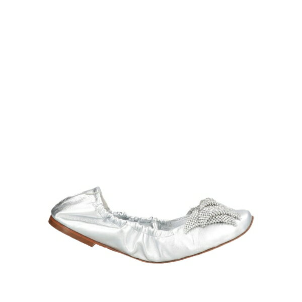 【送料無料】 カサディ レディース サンダル シューズ Ballet flats Silver