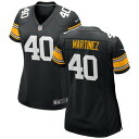 iCL fB[X jtH[ gbvX Pittsburgh Steelers Nike Women's Alternate Custom Game Jersey Black