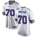 ナイキ メンズ ユニフォーム トップス Buffalo Bills Nike Custom Game Jersey White