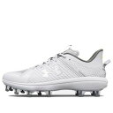 Under Armour アンダーアーマー メンズ スニーカー 【Under Armour Yard Low MT TPU Baseball Cleats 'White' 3025591-100】 サイズ US_12(30.0cm)