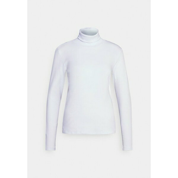 ゲタス レディース Tシャツ トップス ROLLNECK - Long sleeved top - bright white