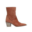【送料無料】 マリアン レディース ブーツ シューズ Ankle boots Brown