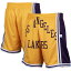 ߥå&ͥ  ϡա硼 ܥȥॹ Los Angeles Lakers Mitchell &Ness Hardwood Classics Big Face 2.0 Shorts Gold