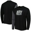 ʥ  T ȥåץ Brooklyn Nets Nike Courtside Versus Flight MAX90 Long Sleeve TShirt Black