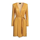 ELISABETTA FRANCHI エリザベスフランキ ワンピース トップス レディース Short dresses Ocher