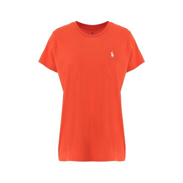 ラルフローレン POLO RALPH LAUREN レディース Tシャツ トップス COTTON JERSEY CREWNECK TEE Orange