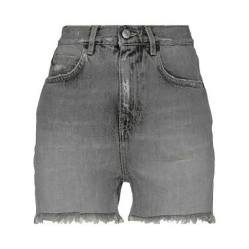 【送料無料】 ハイクール レディース デニムパンツ ボトムス Denim shorts Grey 【送料無料】 ハイクール レディース デニムパンツ ボトムス Denim shorts Grey