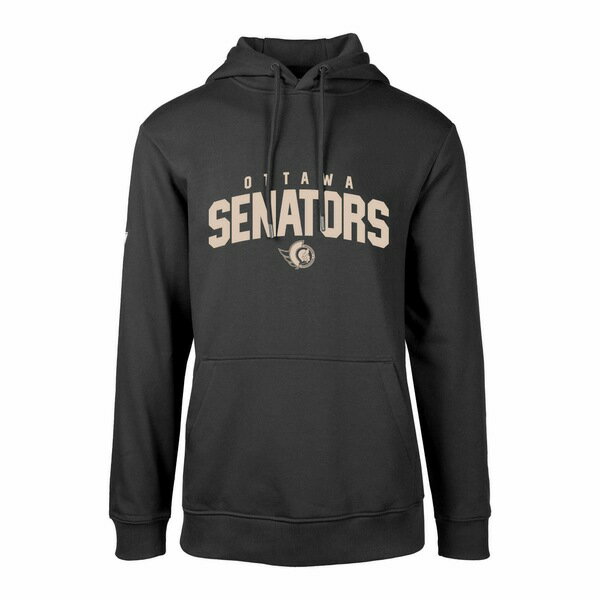 ٥륦  ѡåȥ  Ottawa Senators Levelwear Podium Pullover Hoodie Black