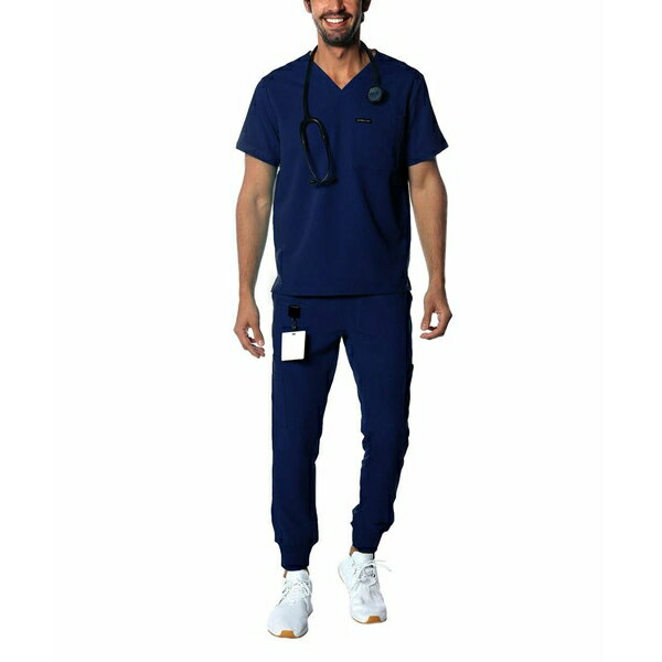 メンバーズオンリー メンズ カジュアルパンツ ボトムス Men's London Jogger Scrub Pants for Men Navy