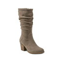 アース レディース ブーツ シューズ Women's Vine Block Heel Almond Toe Narrow Calf Casual Boots T...