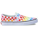 Vans バンズ メンズ スニーカー 【Vans Classic Slip-On】 サイズ US_9(27.0cm) Rainbow Checkerboard