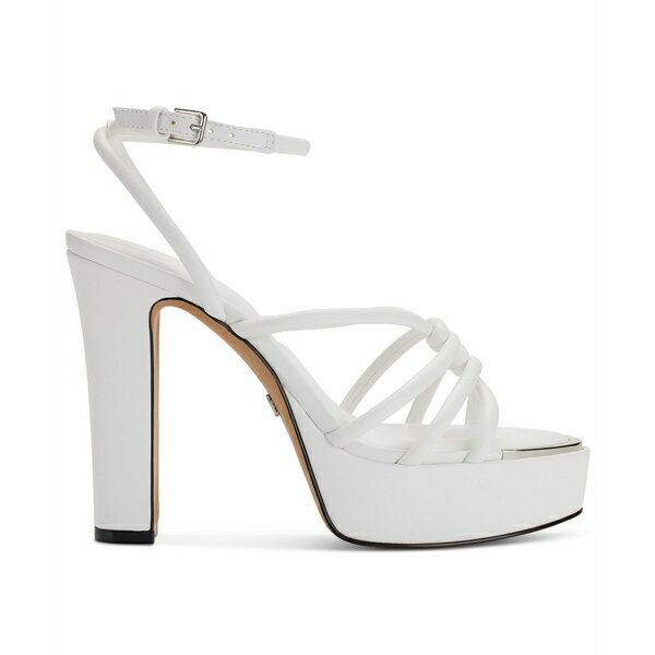   ˥塼衼 ǥ  塼 Women's Delicia Strappy Knotted Platform Sandals Bright White