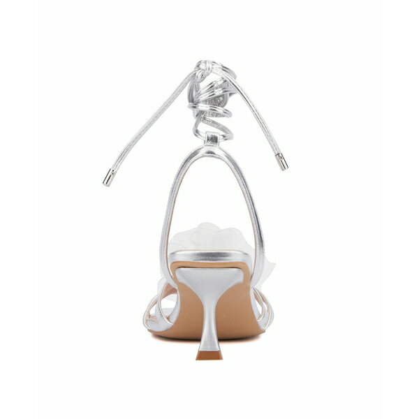 ファッションフィギュアー レディース サンダル シューズ Women's Blossom Strappy Heel Sandal - Wide Width Silver