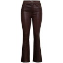 フレーム レディース カジュアルパンツ ボトムス Le Crop Flared Leather Pants Espr Moro