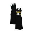 カールバンクス レディース ワンピース トップス Women's Black Pittsburgh Steelers Training V-Neck Maxi Dress Black