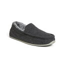 ディアースタッグス メンズ サンダル シューズ Mens Spun Felt Cozy Slipper Dark Gray