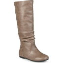 ジャーニーコレクション レディース ブーツ シューズ Women's Jayne Wide Calf Boots Taupe