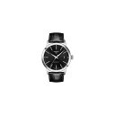 ティソット レディース 腕時計 アクセサリー Men's Swiss Automatic Classic Dream Black Leather Strap W...