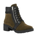 ジーシーシューズ レディース ブーツ シューズ Women's Taylor Colorblock Lace Up Boots Olive