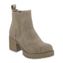 ミア レディース ブーツ シューズ Women's Jonna Lug Sole Block-Heel Booties Sahara
