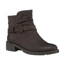 ジーシーシューズ レディース ブーツ シューズ Women's Moto Ankle Booties Brown