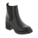 ミア レディース ブーツ シューズ Women's Jonna Lug Sole Block-Heel Booties Black