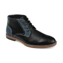 ヴァンセ カンパニー メンズ ブーツ シューズ Men's Franco Plain Toe Chukka Boots Black(4)