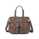 TSDブランド レディース トートバッグ バッグ Urban Light Coated Canvas Tote Bag Brown