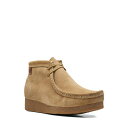 クラークス メンズ ブーツ シューズ Men's Shacre Suede Boots Dark Sand Suede