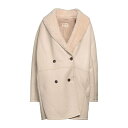 【送料無料】 ルルー スタジオ レディース ジャケット＆ブルゾン アウター Coats Beige