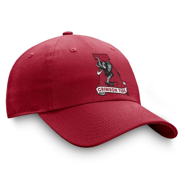 トップ・オブ・ザ・ワールド メンズ 帽子 アクセサリー Alabama Crimson Tide Top of the World Staple Alternate Logo Adjustable Hat Crimson