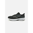 ミズノ メンズ ランニング スポーツ WAVE INSPIRE 21 - Road running shoes - black/silver/metallic ...
