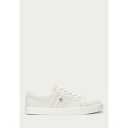 ラルフローレン レディース スニーカー シューズ JANSON FRAYED CANVAS SNEAKER - Trainers - soft white