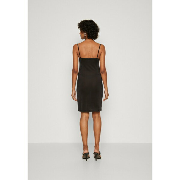 サムス サムス レディース ワンピース トップス SLIP DRESS - Jersey dress - black