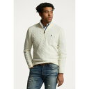 ラルフローレン メンズ ニット&セーター アウター LONG SLEEVED PULLOVER - Jumper - andover cream