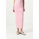 ジーナ トリコット レディース スカート ボトムス SOFT TOUCH RUCHED - Maxi skirt - pink nectar