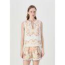 ツインセット レディース シャツ トップス Blouse - dusty coral shade